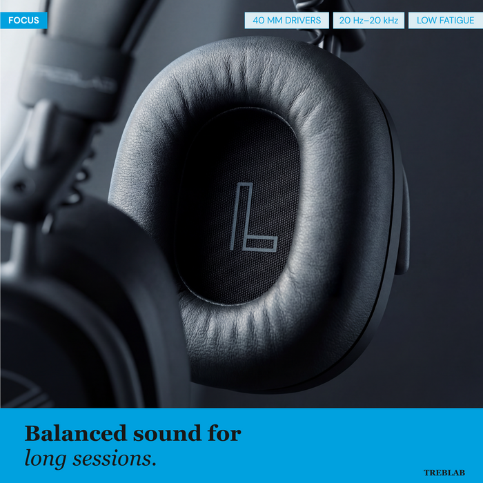 TREBLAB U5 Hybrid Active Noise Cancelling Headphones