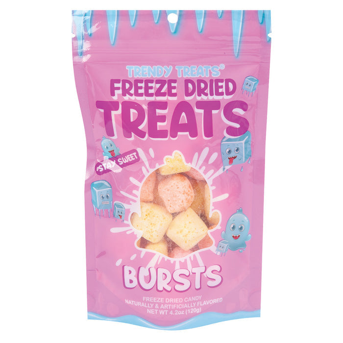 Trendy Treats Freeze Dried Bursts Candy Pouches - 12 Count