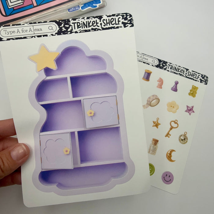 Trinket Shelf Jumbo Journaling Interactive Sticker