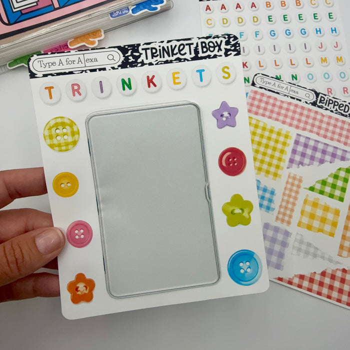 Trinket Tin Jumbo Journaling Sticker Pocket