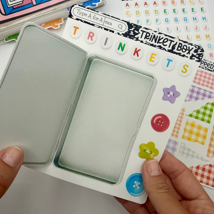 Trinket Tin Jumbo Journaling Sticker Pocket