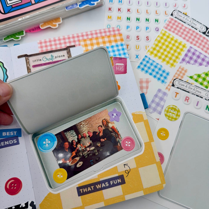 Trinket Tin Jumbo Journaling Sticker Pocket