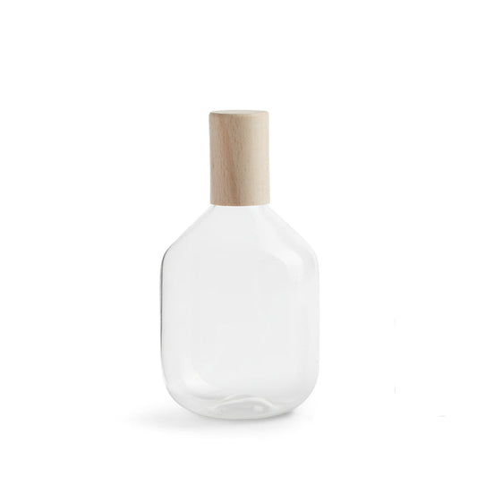 R+D.LAB Trulli Tall Bottle Clear Wood Cap