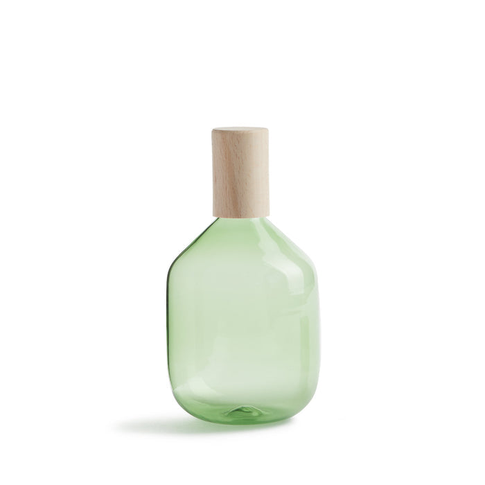 R+D.LAB Trulli Tall Bottle Green Wood Cap