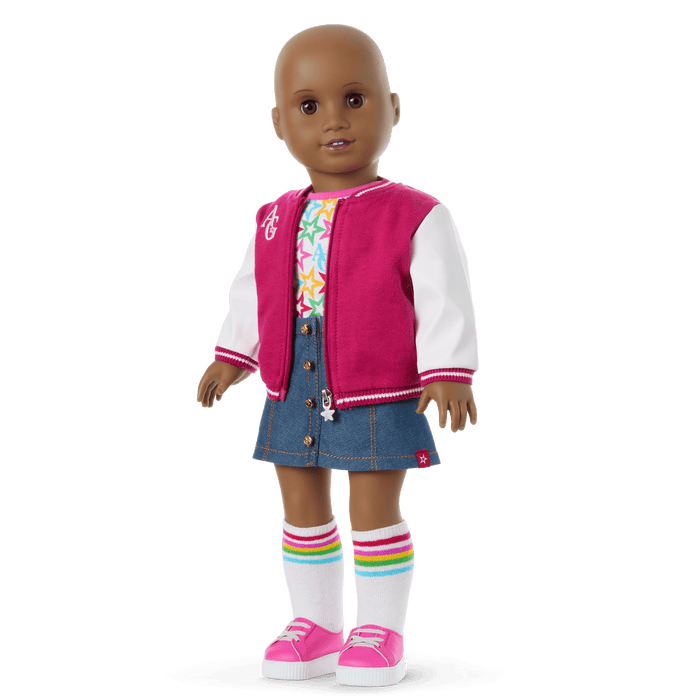 Truly Me™ 18-inch Doll #114, Puppy, Mini Backpack & Accessories AG™ Star Squad Bundle