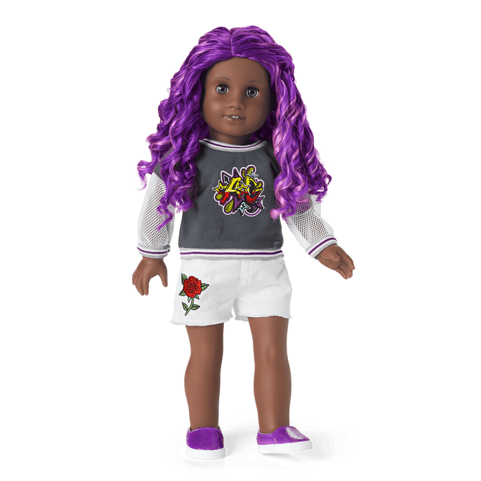 Truly Me™ Doll #91 in Girly Graffiti + Chic & Stylish Accessories