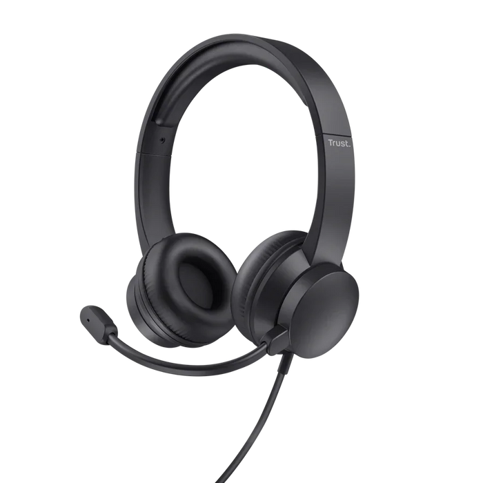 Trust Ayda USB PC Headset – Lightweight On-Ear with USB Connection