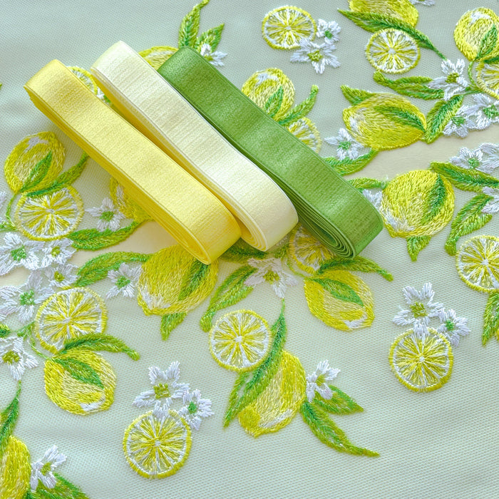Tulle Lace #354 - Lemon Ice -8"