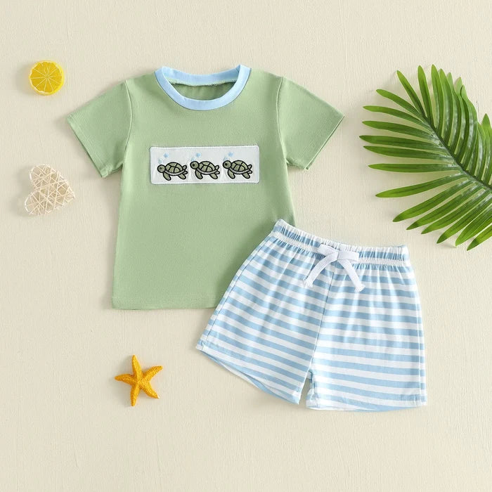TURTLE Striped Outfit