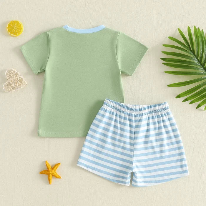 TURTLE Striped Outfit