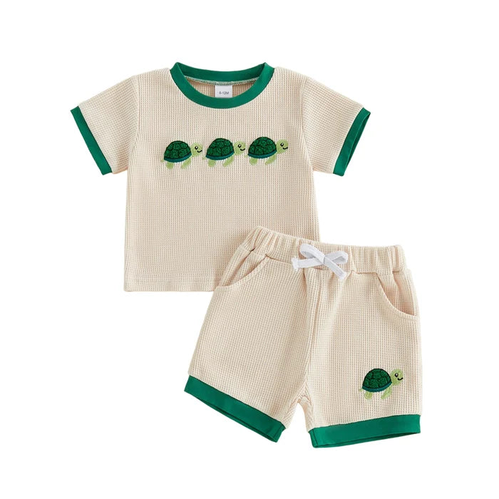 TURTLE Waffle Knit Outfit