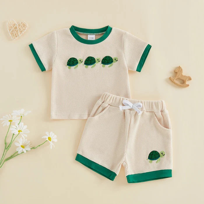 TURTLE Waffle Knit Outfit