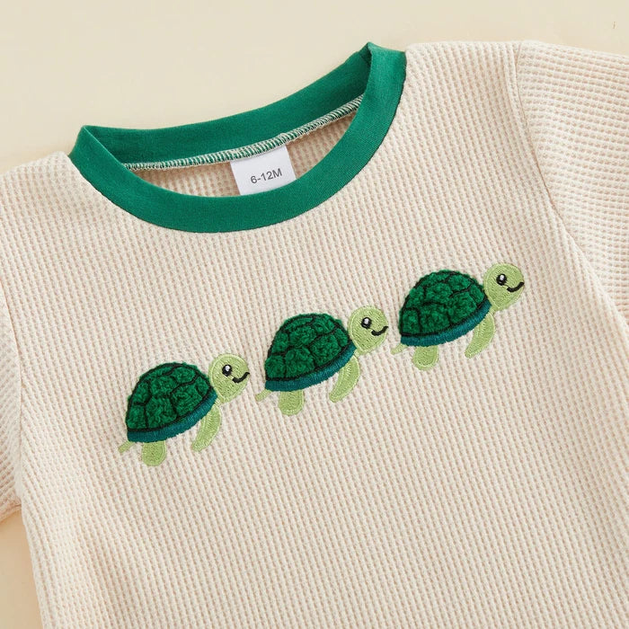 TURTLE Waffle Knit Outfit