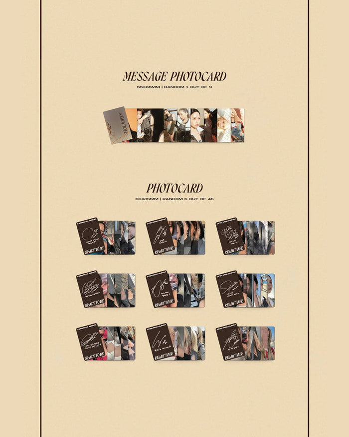 TWICE - READY TO BE (12TH MINI ALBUM) (3 Versions)