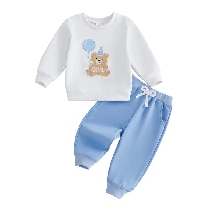TWO Birthday Bear Outfit