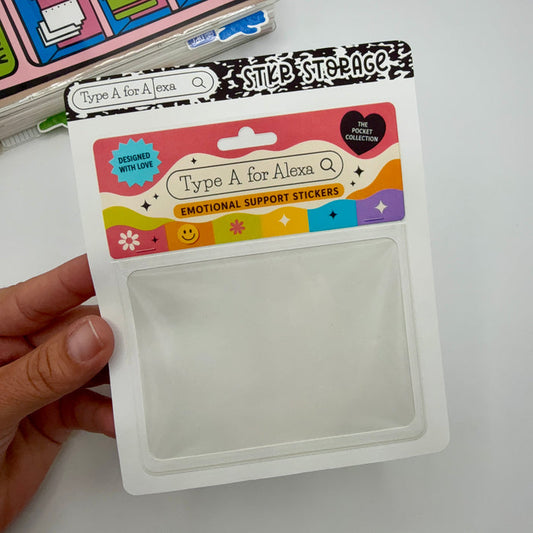 TypeA Sticker Storage Jumbo Journaling Sticker Pocket