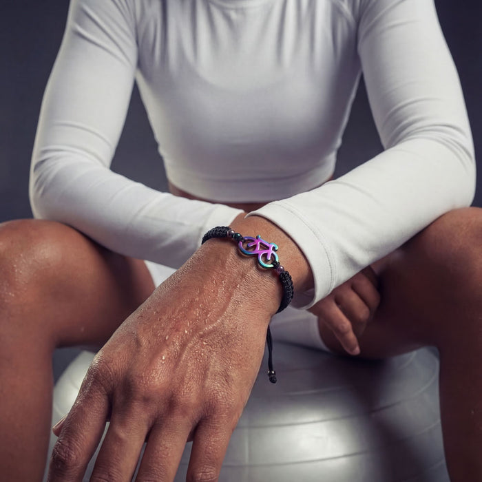 Universe Bike Braided Bracelet