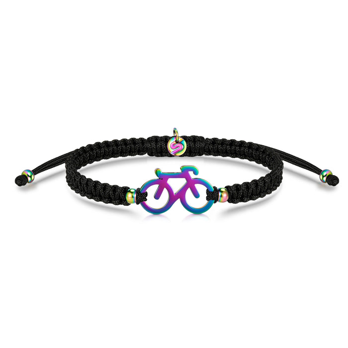 Universe Bike Braided Bracelet