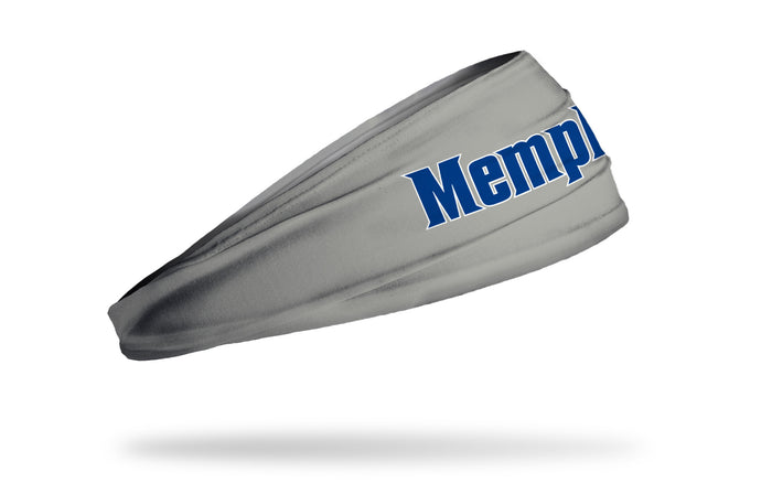 University of Memphis: Wordmark Gray Big Bang Lite Headband - View 2