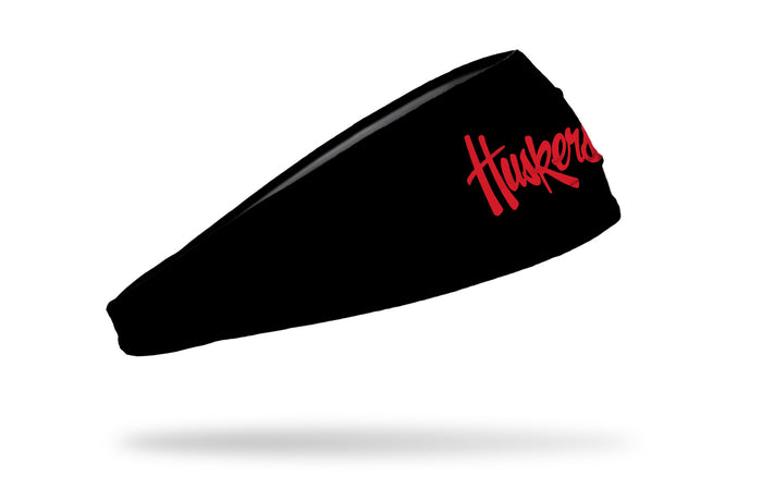 University of Nebraska: Huskers Black Big Bang Lite Headband - View 2