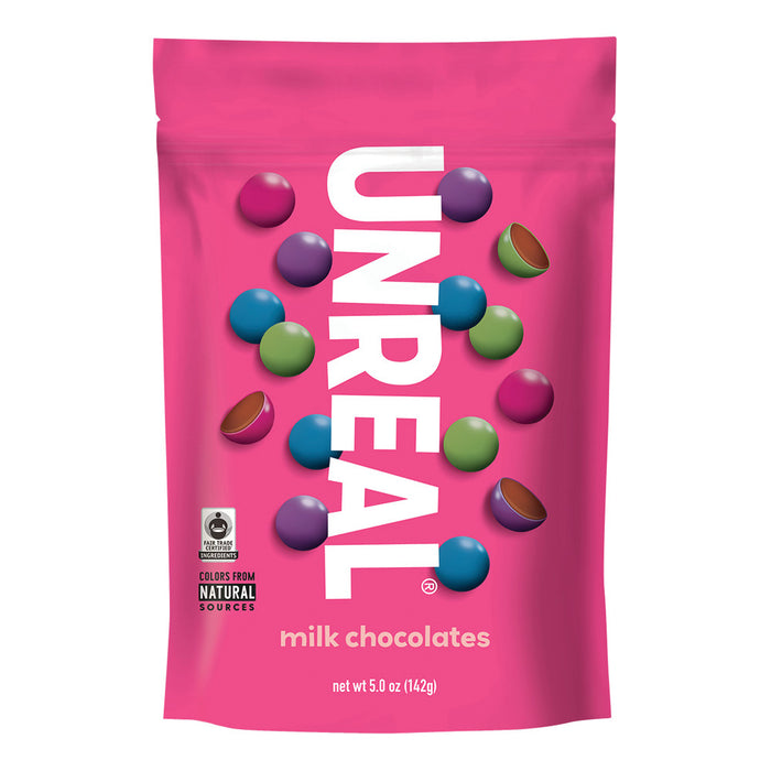 Unreal Milk Chocolate Gems Candy - 6 OZ
