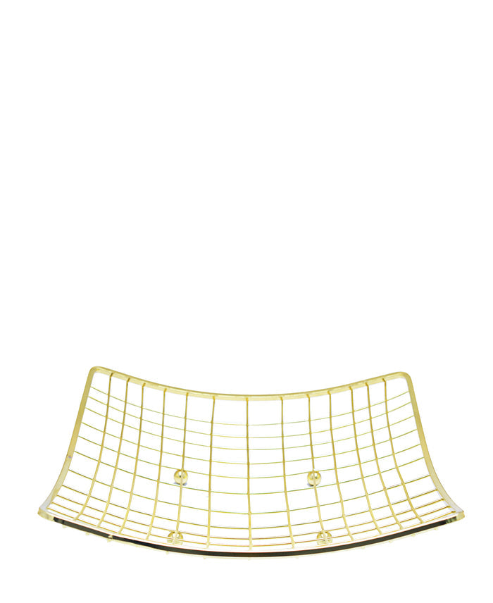 Urban Decor 28cm Fruit Basket - Gold