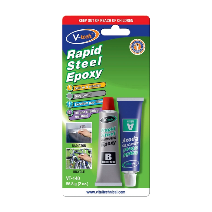 V-Tech Rapid Steel Epoxy 57g