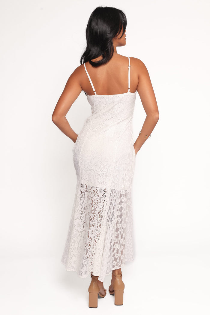 Petal and Pup USA DRESSES Varia Lace Maxi Dress - White (Hold for Rack)