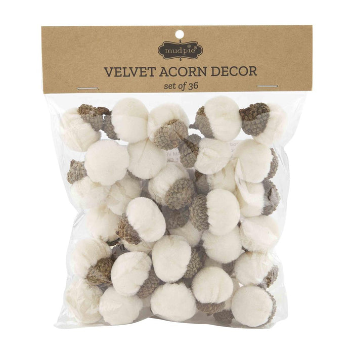 Velvet Acorn Filler Set