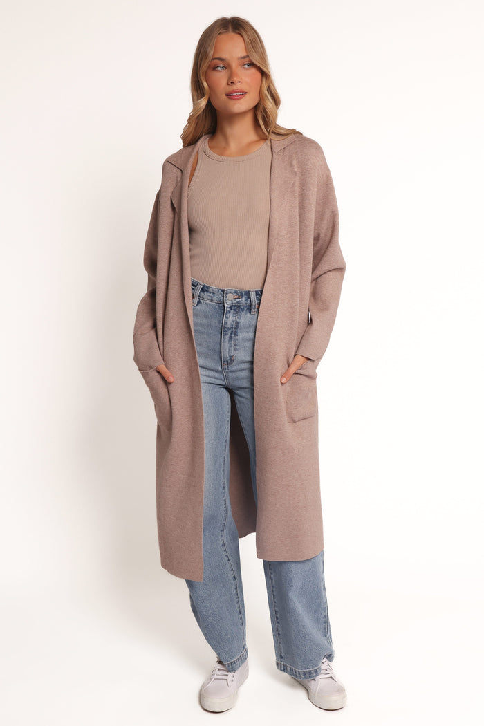Petal and Pup USA OUTERWEAR Venda Coatigan - Light Brown