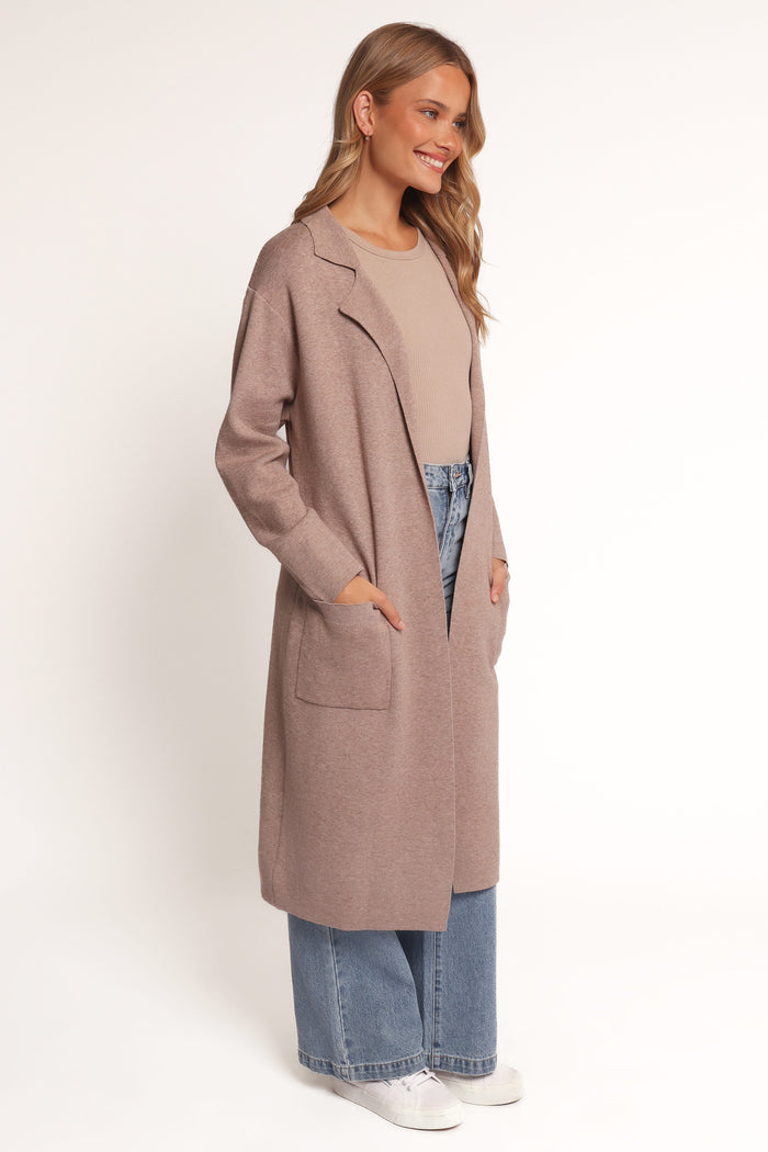 Petal and Pup USA OUTERWEAR Venda Coatigan - Light Brown