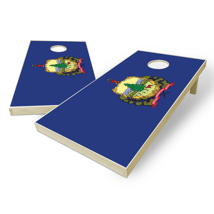 Vermont State Flag Cornhole Set