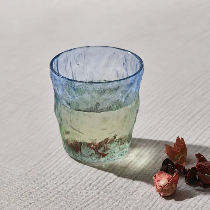 Verre à eau Karaca Glacier, 287 ml, bleu vert