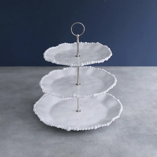 VIDA Alegria Triple Tiered Server (White).