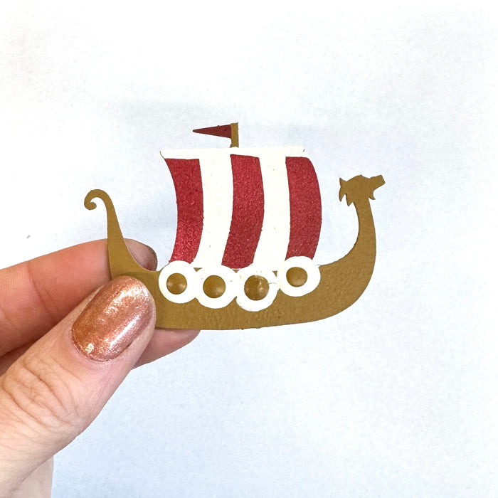 Viking Ship Magnet, Single
