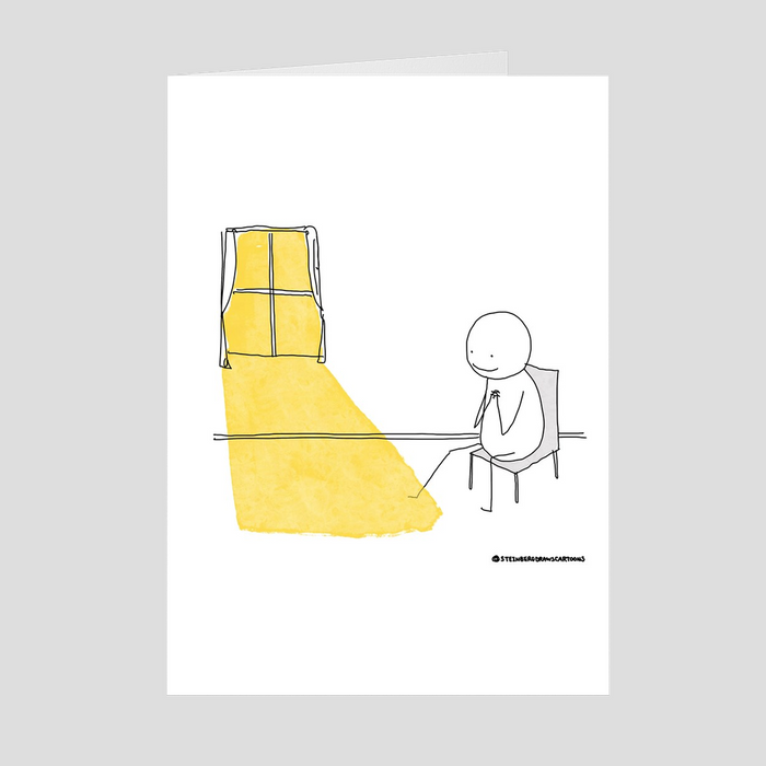 Waiting for the Sun - Avi Steinberg - 5x7 Note Cards