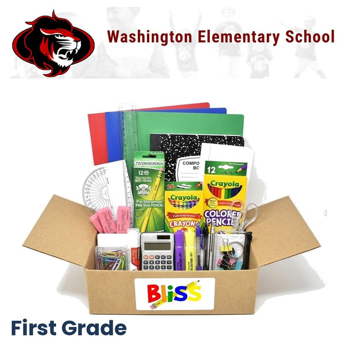 Washington Elementary School 1st Grade School Supply Kit