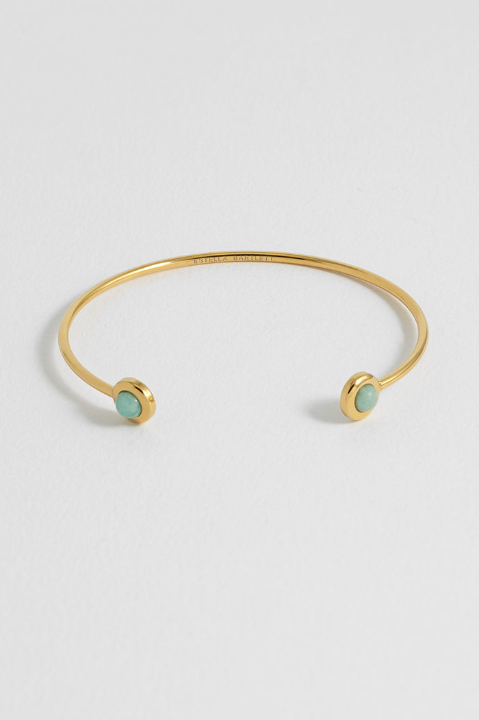 Wellness Amazonite Open Bangle