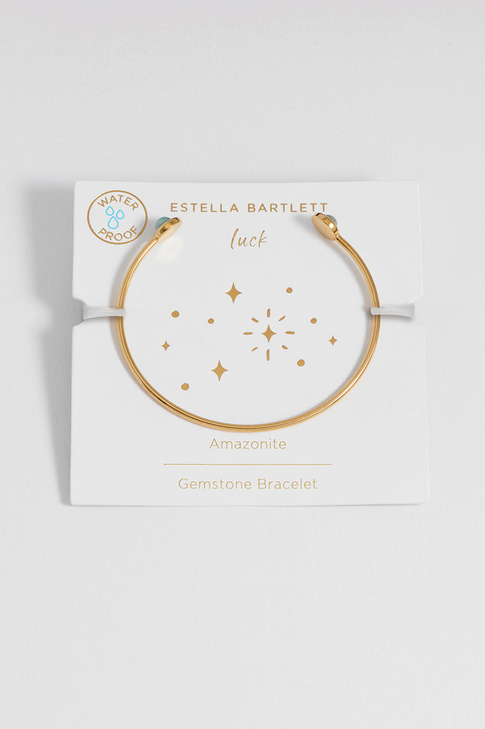 Wellness Amazonite Open Bangle