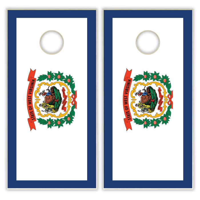 West Virginia State Flag Cornhole Set