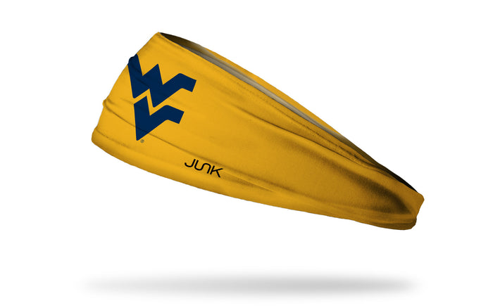West Virginia University: Logo Gold Big Bang Lite Headband - View 1