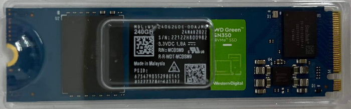 Western Digital 240GB WD Green SN350 NVMe Internal SSD