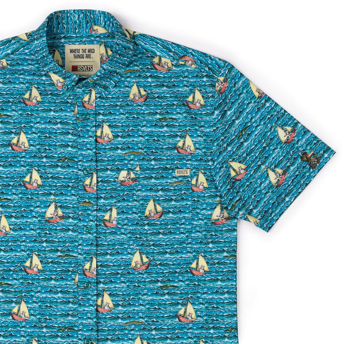 RSVLTS XS Where the Wild Things Are Short Sleeve Shirt Where the Wild Things Are "Max's Voyage" – KUNUFLEX Short Sleeve Shirt Where the Wild Things Are "Max's Voyage" – KUNUFLEX Short Sleeve Shirt
