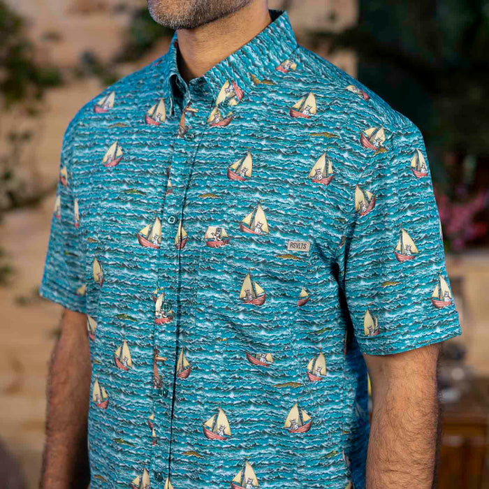 RSVLTS Where the Wild Things Are Short Sleeve Shirt Where the Wild Things Are "Max's Voyage" – KUNUFLEX Short Sleeve Shirt Where the Wild Things Are "Max's Voyage" – KUNUFLEX Short Sleeve Shirt