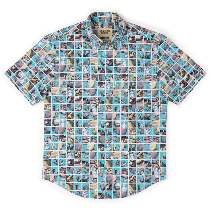 RSVLTS Where the Wild Things Are Short Sleeve Shirt Where the Wild Things Are "Teeth, Roars, Eyes, and Claws" – KUNUFLEX Short Sleeve Shirt Where the Wild Things Are "Teeth, Roars, Eyes, and Claws" – KUNUFLEX Short Sleeve Shirt