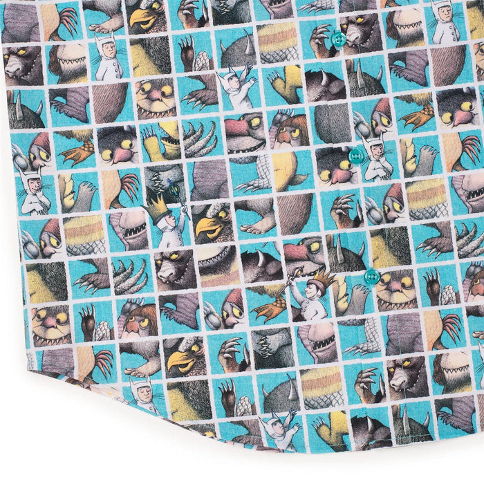 RSVLTS Where the Wild Things Are Short Sleeve Shirt Where the Wild Things Are "Teeth, Roars, Eyes, and Claws" – KUNUFLEX Short Sleeve Shirt Where the Wild Things Are "Teeth, Roars, Eyes, and Claws" – KUNUFLEX Short Sleeve Shirt