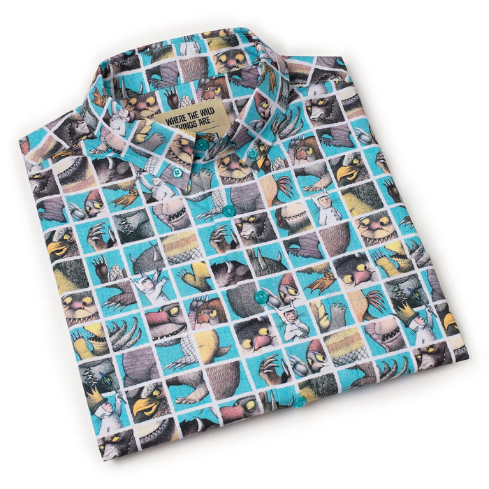 RSVLTS Where the Wild Things Are Short Sleeve Shirt Where the Wild Things Are "Teeth, Roars, Eyes, and Claws" – KUNUFLEX Short Sleeve Shirt Where the Wild Things Are "Teeth, Roars, Eyes, and Claws" – KUNUFLEX Short Sleeve Shirt
