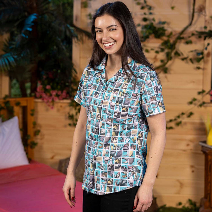 RSVLTS Where the Wild Things Are Women's Short Sleeve Shirt Where the Wild Things Are "Teeth, Roars, Eyes, and Claws" – Women's KUNUFLEX Short Sleeve Shirt Where the Wild Things Are "Teeth, Roars, Eyes, and Claws" – Women's KUNUFLEX Short Sleeve Shirt