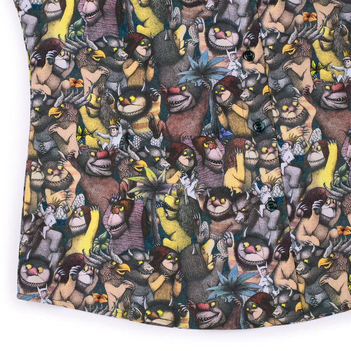 RSVLTS Where the Wild Things Are Women's Short Sleeve Shirt Where the Wild Things Are "The Wild Rumpus" – Women's KUNUFLEX Short Sleeve Shirt Where the Wild Things Are "The Wild Rumpus" – Women's KUNUFLEX Short Sleeve Shirt