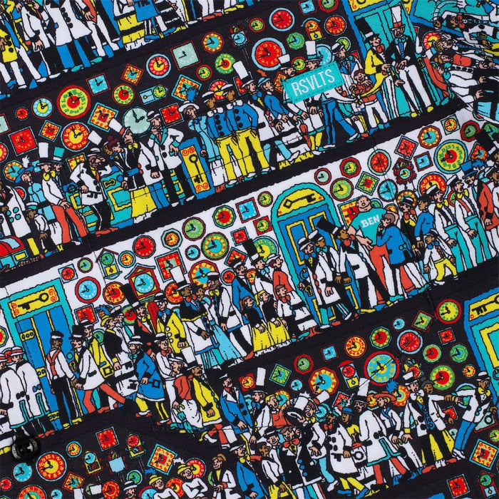 RSVLTS Where's Waldo Short Sleeve Shirt Where's Waldo "The Corridors of Time" – KUNUFLEX Short Sleeve Shirt Where's Waldo "The Corridors of Time" – KUNUFLEX Short Sleeve Shirt